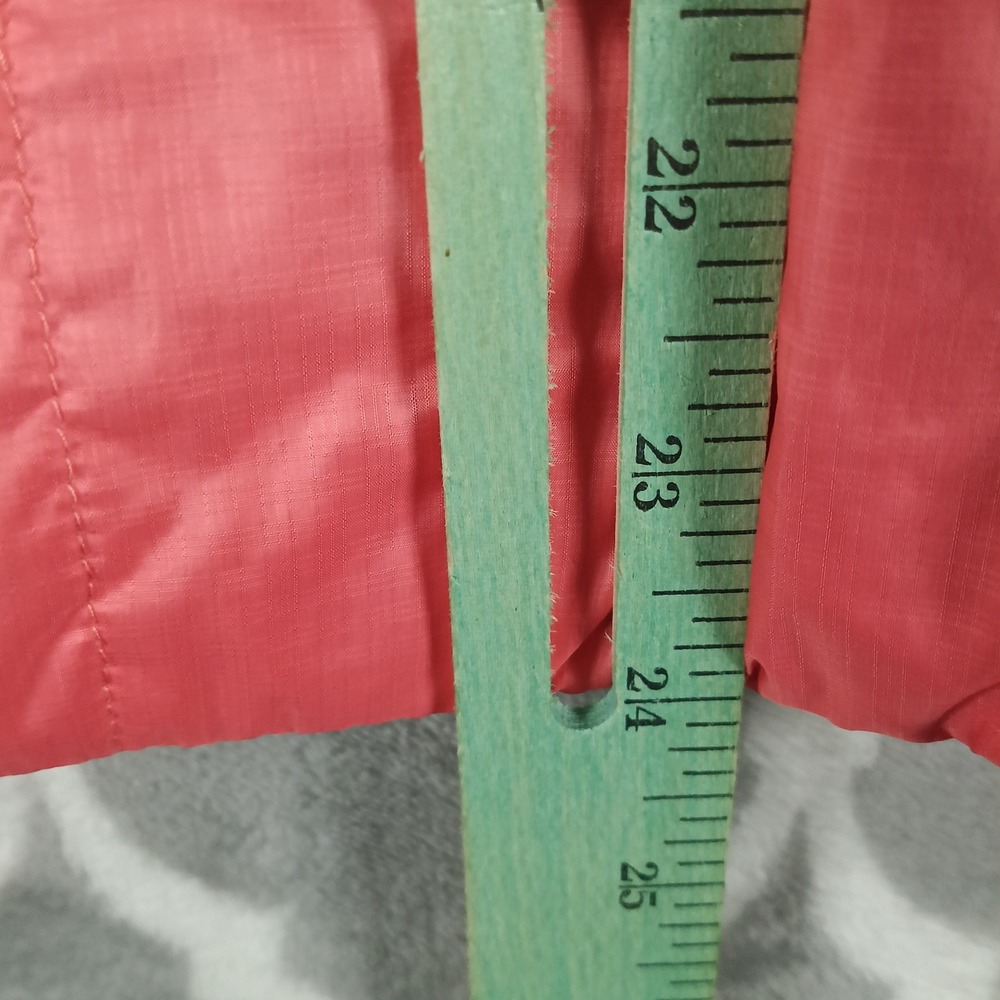 Columbia Puffer Jacket Womens XS Coral Pink Omni-Heat Quilted Full Zip Outerwear - Picture 8 of 9